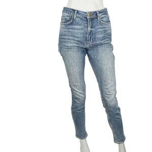 Ksubi size 26 Skinny ankle Crop Denim Jeans in Blue